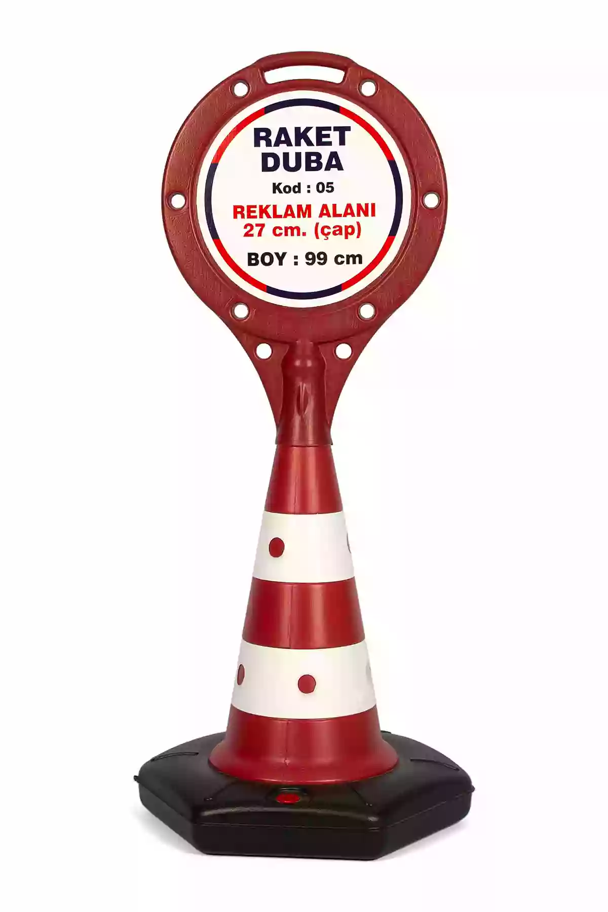 Kod-05 Raket Reklam Dubası Reklam Alanı: 27cm(Çap)
Yükseklik: 99cm
Fiyatı: